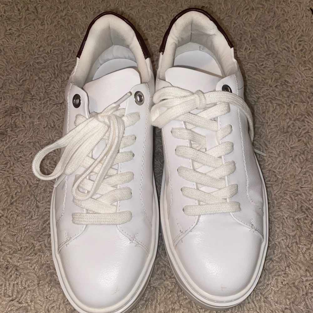Zara Basic Collection White Sneakers - image 6